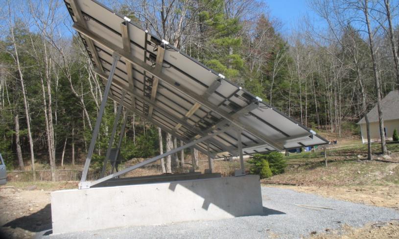 Thirty Panel Solar Electric System in Saco